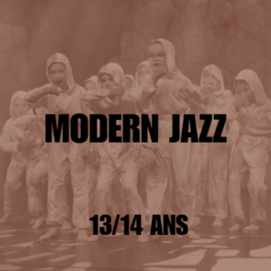 [DANSE] Modern Jazz • 13-14 ans
